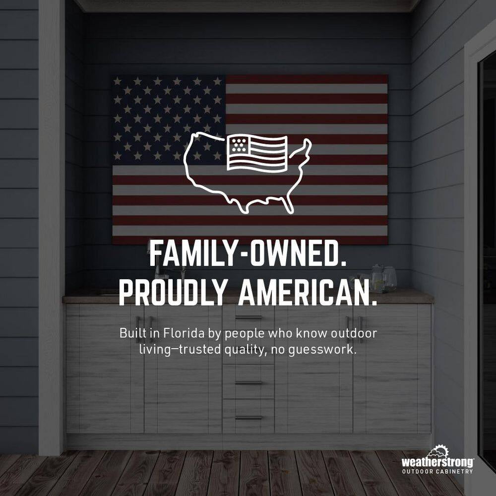 Miami Dark Ash 17-Piece 121.25 In. X 34.5 In. X 28 In. Outdoor Kitchen Cabinet Island Set