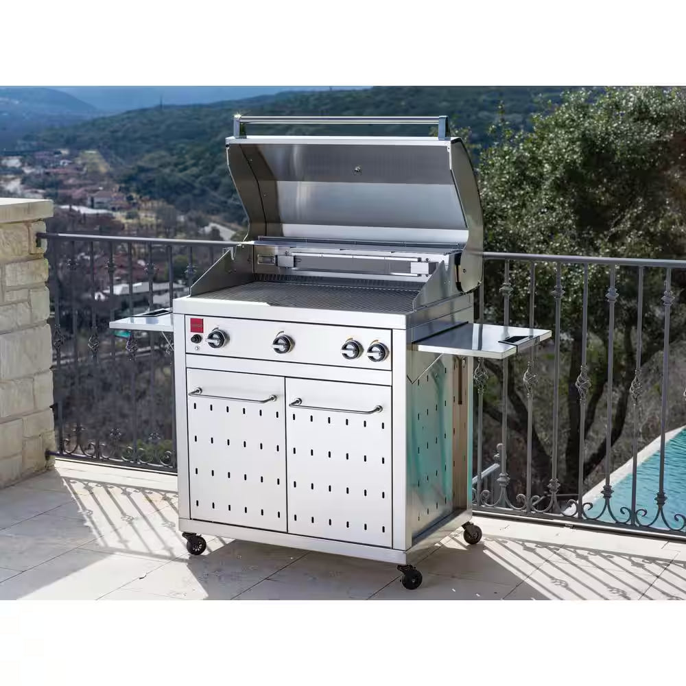 Premium 4-Burner Natural Gas Grill in 304 Stainless Steel