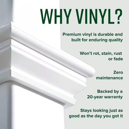 144"L X 144"W X 104"H Vinyl Camelot Louvered Pergola, White, VA42070