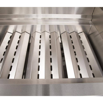 Outdoor Kitchen Built-In 4-Burner Stainless Steel Grill Cart with Propane Gas Performance Grill, 40 In.
