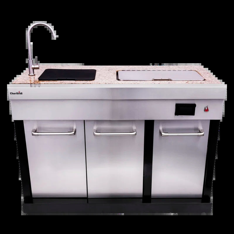 Medallion Series Modular Outdoor Kitchen Sink & Entertainment Module