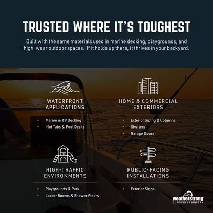 Miami Dark Ash 17-Piece 121.25 In. X 34.5 In. X 28 In. Outdoor Kitchen Cabinet Island Set