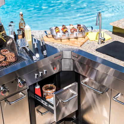 Medallion Series 3-Piece Modular Outdoor Kitchen Set